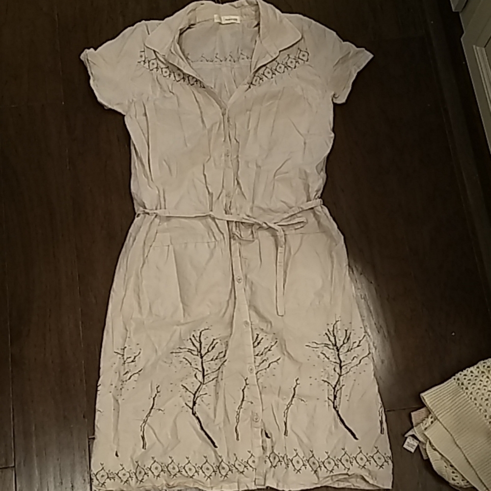 Japanese tree shirt dress